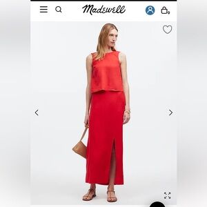 BNWT Maxwell linen skirt